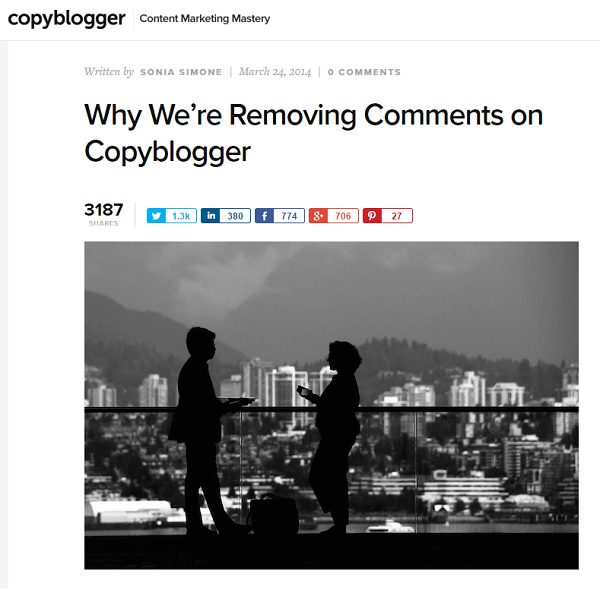 copyblogger usunął komentarze