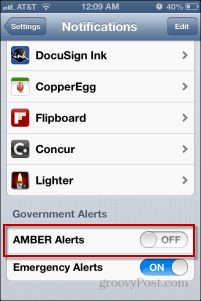 Jak wyłączyć alerty AMBER na iPhonie