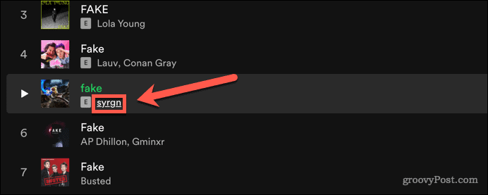 spotify nazwisko artysty