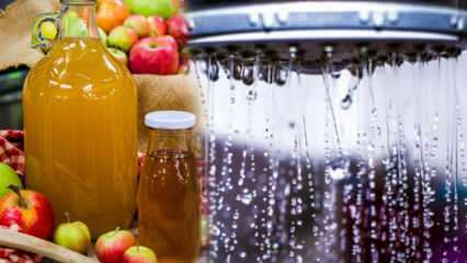 Jakie są zalety soku z octu jabłkowego? Co się stanie, jeśli dodasz ocet jabłkowy do wody pod prysznicem?