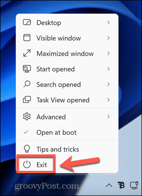 Windows 11 przezroczysta tb wyjście