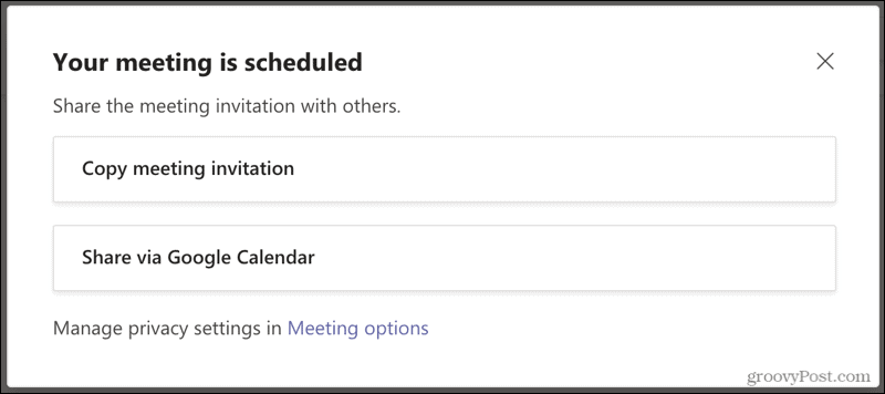 Spotkanie zaplanowane w Microsoft Teams