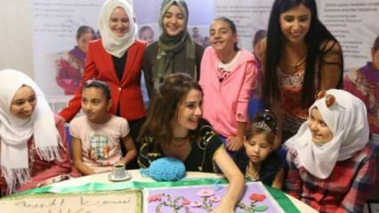 Songül Öden spotkał się z syryjskimi kobietami