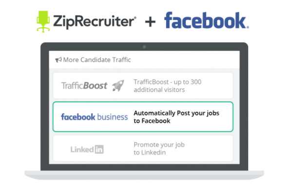 Facebook integruje listy ZipRecruiter z zakładką ofert pracy na platformie.