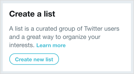 Kliknij Utwórz nową listę, a następnie wybierz użytkowników, których chcesz dodać do swojej listy na Twitterze.