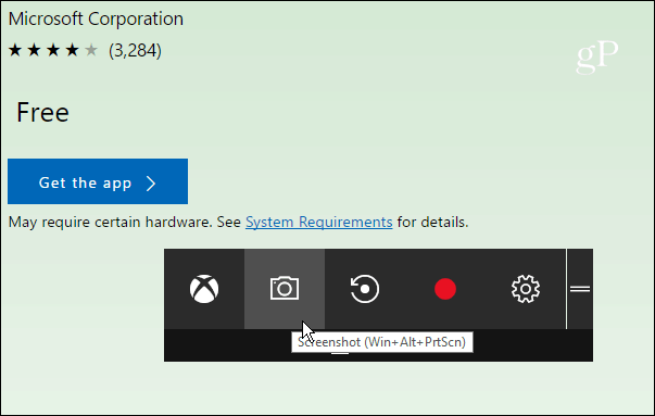 Jak zrobić zrzut ekranu w systemie Windows 10 za pomocą rejestratora gier Xbox