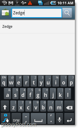 przeszukaj Zedge w Android Market