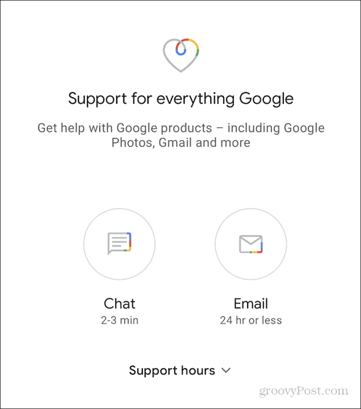 Wsparcie Google One