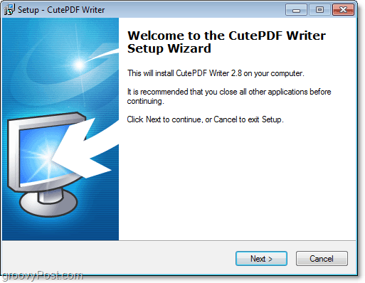 jak zainstalować cutePDF w Windows 7