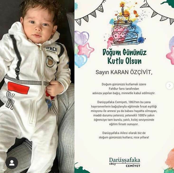 Karan Özçivite znaczący prezent urodzinowy