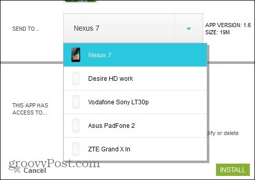 Lista urządzeń z Androidem