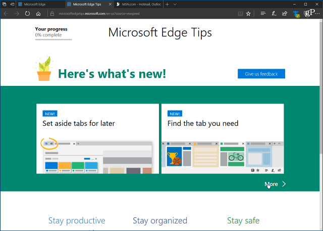 Wyłącz irytującą stronę powitalną Microsoft Edge „Pierwsze uruchomienie” w systemie Windows 10