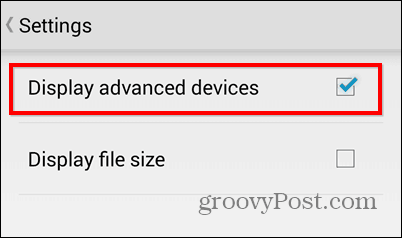 Eksportuj pliki bezpośrednio z Dropbox na Androida na kartę SD