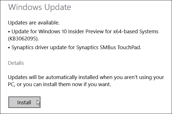 Windows 10 Build 10074 Update KB3062095 Dostępny