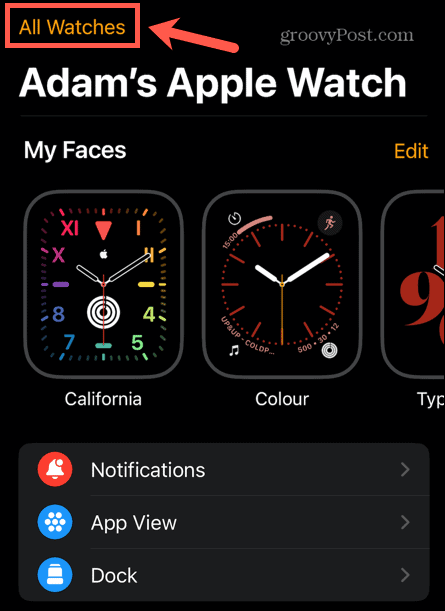 Apple Watch wszystkie zegarki