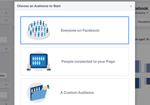 opcje tworzenia statystyk odbiorców na Facebooku