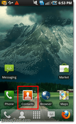 aplikacja kontakty na Androida