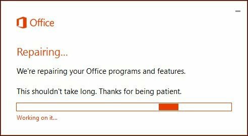 naprawa Office 365 3
