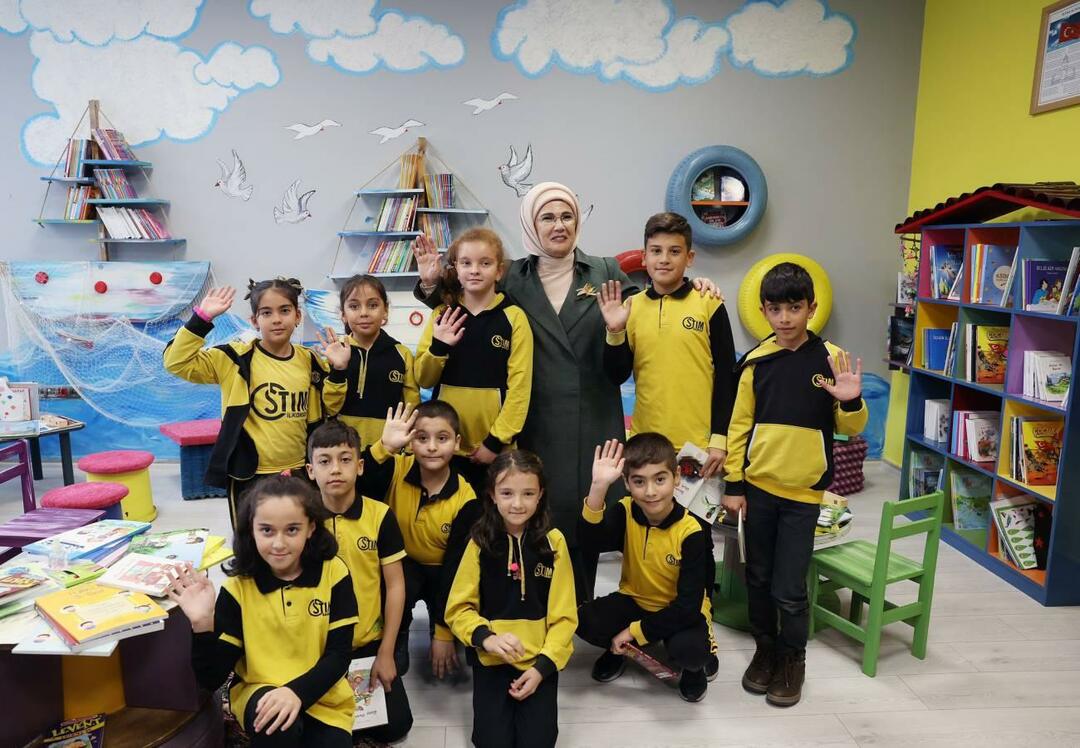 Emine Erdoğan spotkała się z dziećmi w Ankarze