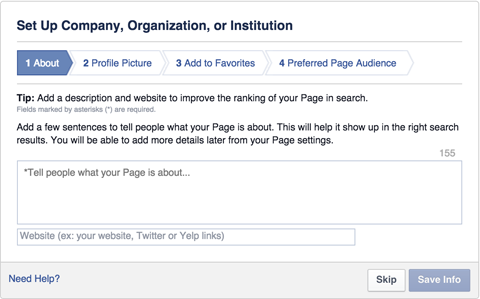 Założenie strony organizacji lub instytucji na Facebooku
