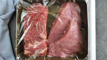 Jak i jak długo mięso jest przechowywane w zamrażarce? Jak przechowywać czerwone mięso w zamrażarce