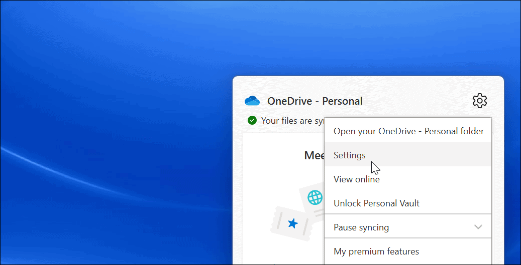 Napraw brak synchronizacji OneDrive