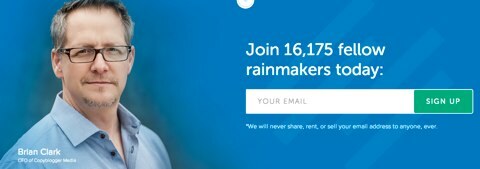 Zarejestruj się nowy e-mail Rainmaker