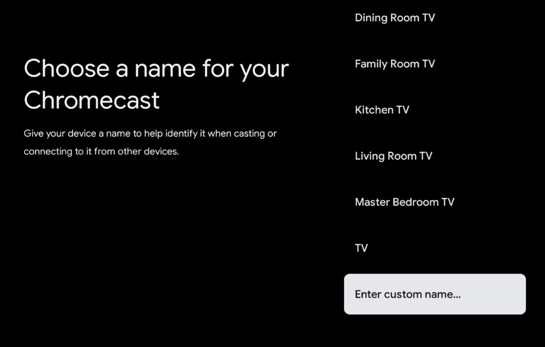 Jak zmienić nazwę Chromecasta w Google TV