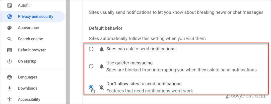 Jak zatrzymać powiadomienia w Google Chrome