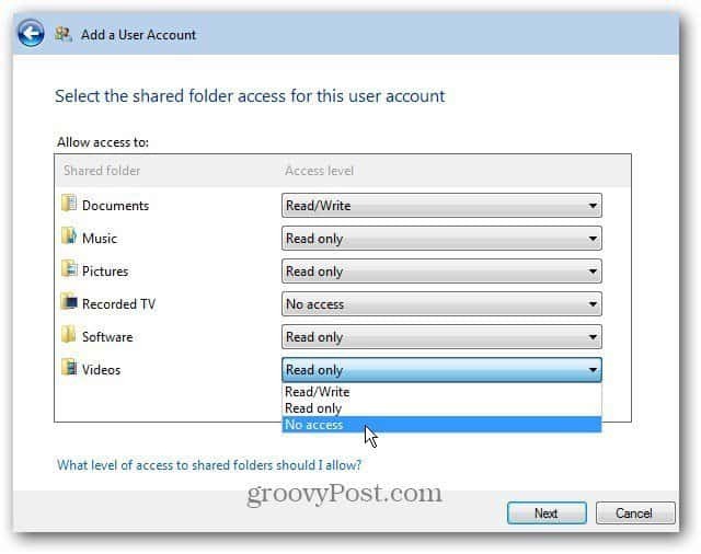 Dodaj lub usuń konto użytkownika w systemie Windows Home Server 2011