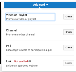 Użyj kart YouTube, aby wydłużyć czas oglądania swojego kanału.