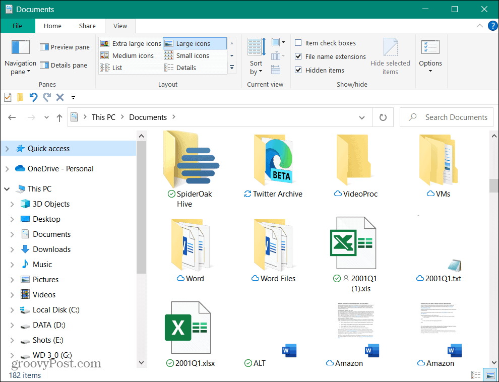 Napraw miniatury plików i folderów 