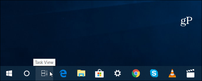 Ikona osi czasu Windows 10
