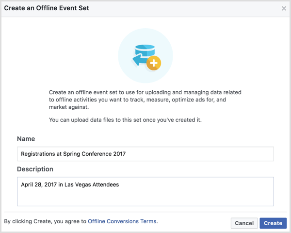 Facebook Business Manager tworzy wydarzenia offline