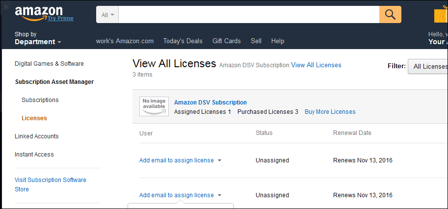 Klucz produktu Amazon Windows 10