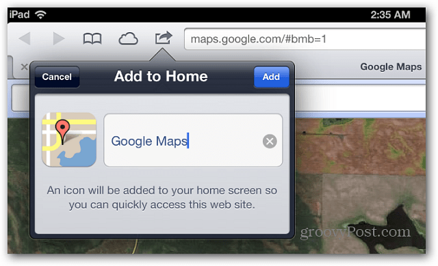 Wskazówka dla iOS 6: Dodaj Mapy Google do ekranu głównego