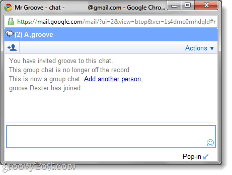 czat grupowy na czacie gmail