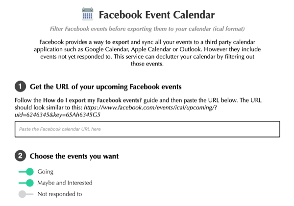 Podcast o marketingu w mediach społecznościowych Odkrycie tygodnia: kalendarz wydarzeń na Facebooku.