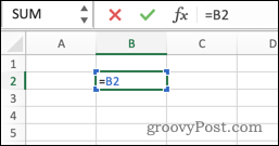 Bezpośrednie odniesienie cykliczne w programie Excel