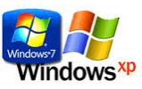 Logo Windows Xp i Windows 7