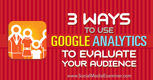 używaj Google Analytics do badania odbiorców mediów społecznościowych