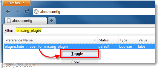Brak nazwy preferencji missing_plugin w Firefoksie 4