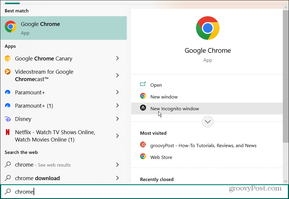 Pobierz Nieudany błąd sieci w Chrome