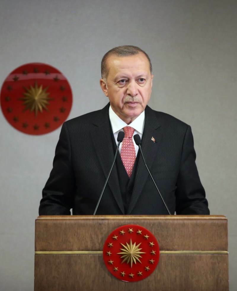 przewodniczący Erdoğan zabrał głos po posiedzeniu rządu