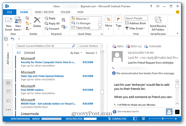 Konfiguracja programu Outlook 2013