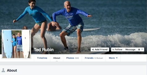 ted rubin o stronie na Facebooku