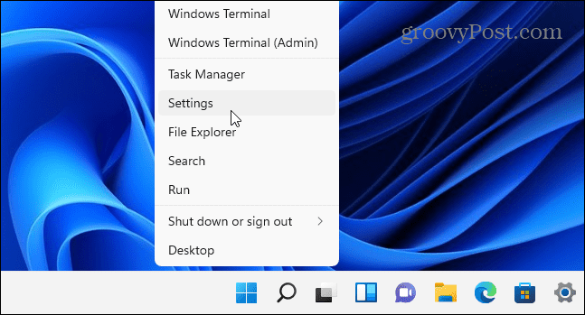 Uruchom Ustawienia Windows 11