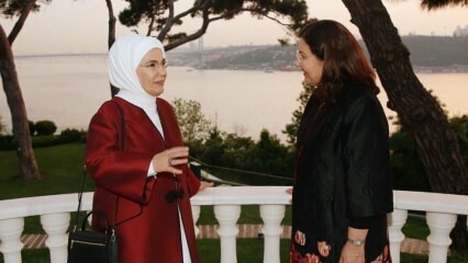 Pierwsza dama Erdoğan spotyka się z żoną prezydenta Iraku Serbaghem Salihem