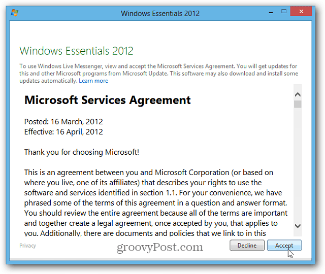 Umowa licencyjna Windows Essential