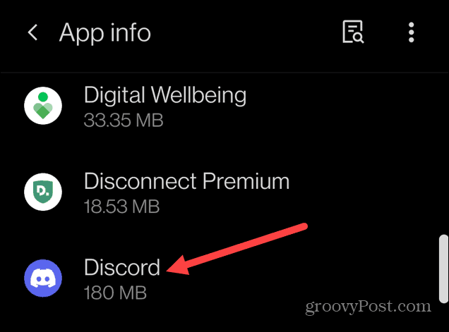 Informacje o aplikacji Discord na Androida